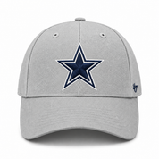 Dallas Cowboys '47 Brand MVP Adjustable Baseball Cap - Silver - Product Image