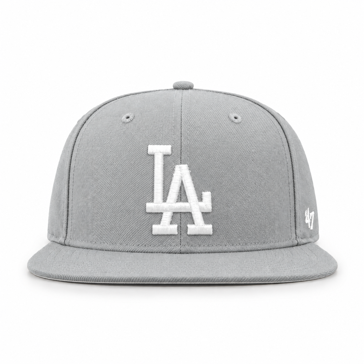 Los Angeles Dodgers '47 Brand Captain Adjustable Snapback - Silver - Product Image