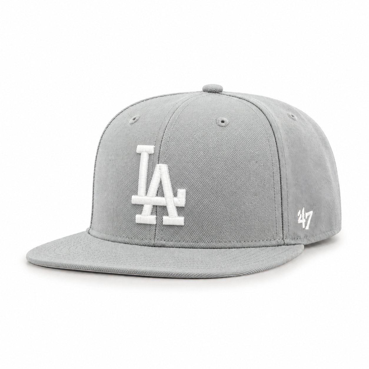 Los Angeles Dodgers '47 Brand Captain Adjustable Snapback - Silver - Product Image