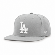 Los Angeles Dodgers '47 Brand Captain Adjustable Snapback - Silver - Product Image