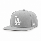 Los Angeles Dodgers '47 Brand Captain Adjustable Snapback - Silver