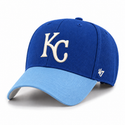Kansas City Royals '47 Brand MVP Adjustable Baseball Cap - Royal Blue/Light Blue - Product Image