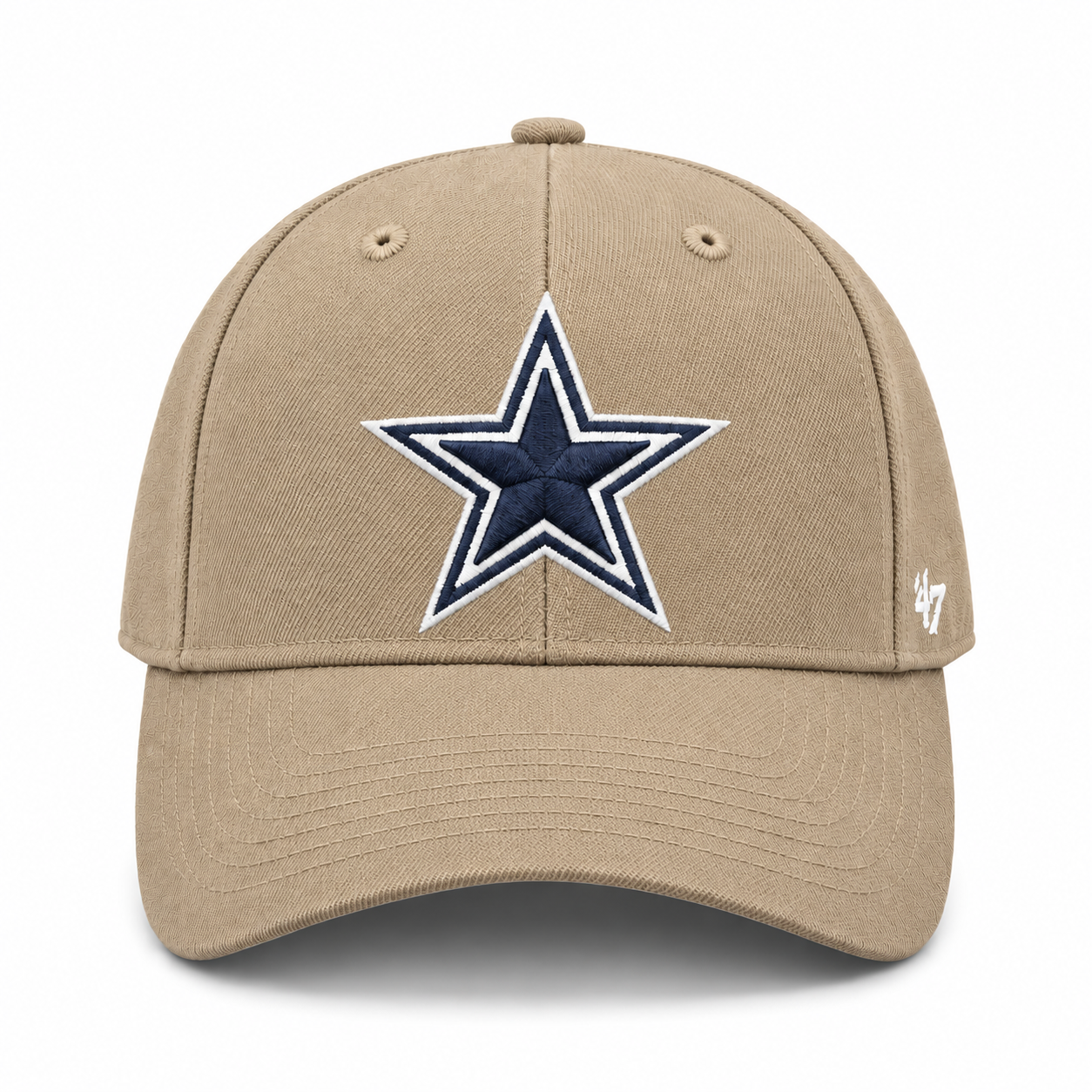 Dallas Cowboys '47 Brand MVP Adjustable Baseball Cap - Khaki - Product Image