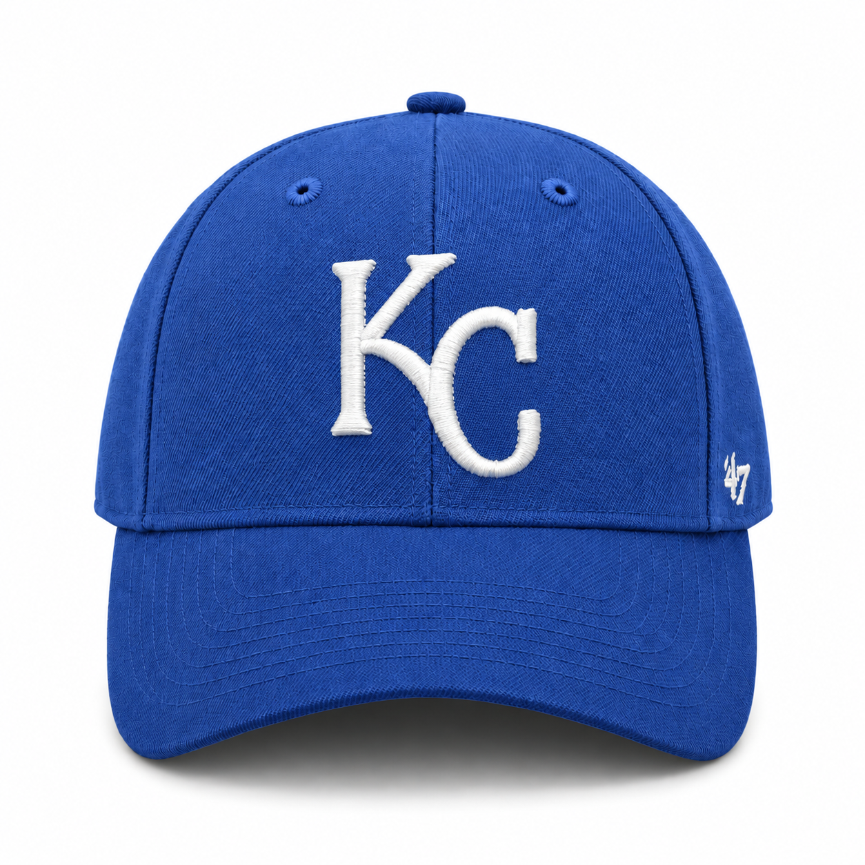 Kansas City Royals '47 Brand MVP Adjustable Baseball Cap - Royal Blue - Product Image