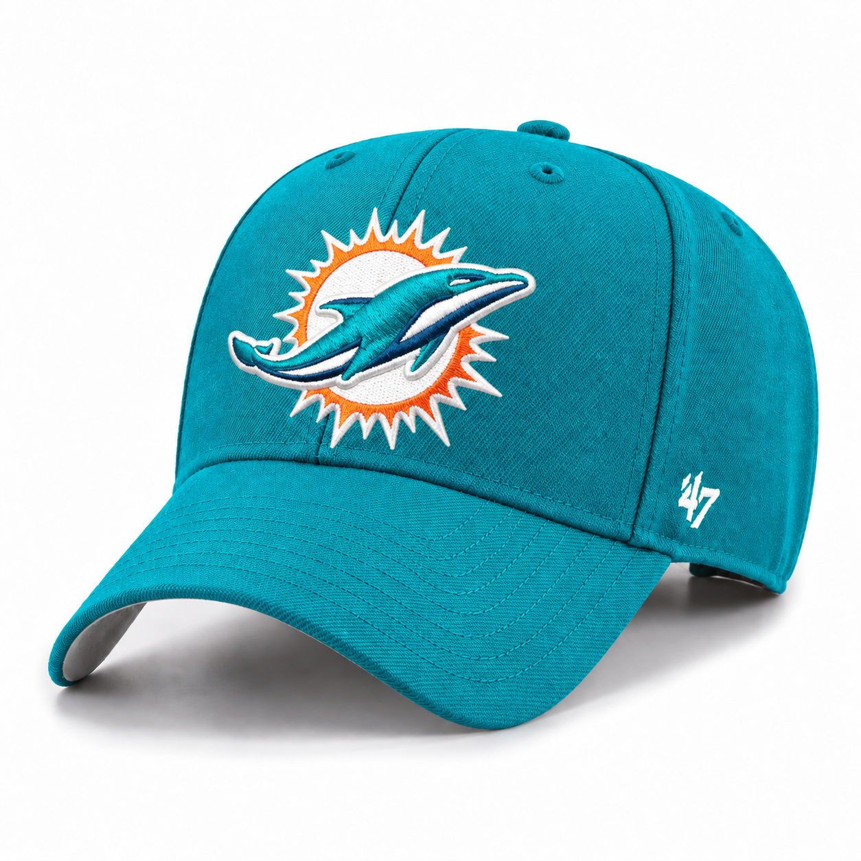 Miami Dolphins '47 Brand MVP Adjustable Baseball Cap - Aqua Teal - Product Image