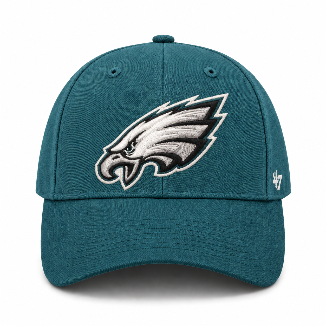 Philadelphia Eagles '47 Brand MVP Adjustable Baseball Cap - Pacific Green - Product Image