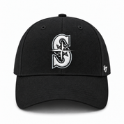 Seattle Mariners '47 Brand MVP Adjustable Baseball Cap - Black