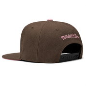 Chicago Bulls '30 Years and Running' Mocha Brown/Pink Mitchell & Ness Snapback - Product Image