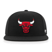 Chicago Bulls '47 Brand Captain Adjustable Snapback - Black - Product Image