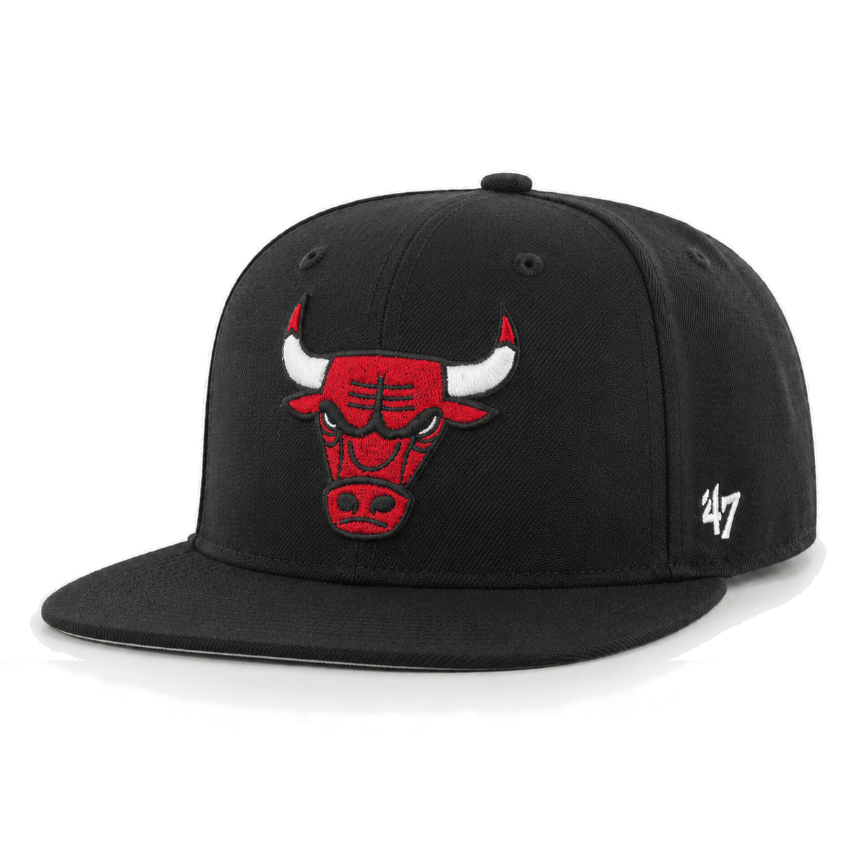 Chicago Bulls '47 Brand Captain Adjustable Snapback - Black - Product Image