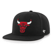 Chicago Bulls '47 Brand Captain Adjustable Snapback - Black - Product Image