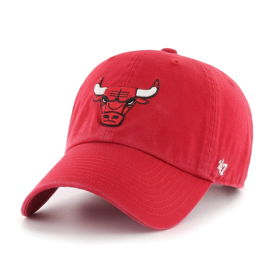 Chicago Bulls '47 Clean Up Adjustable Dad Cap - Red - Product Image