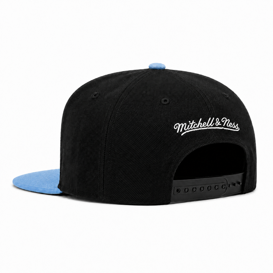 Chicago Bulls Black/Baby Blue Mitchell & Ness Snapback - Product Image