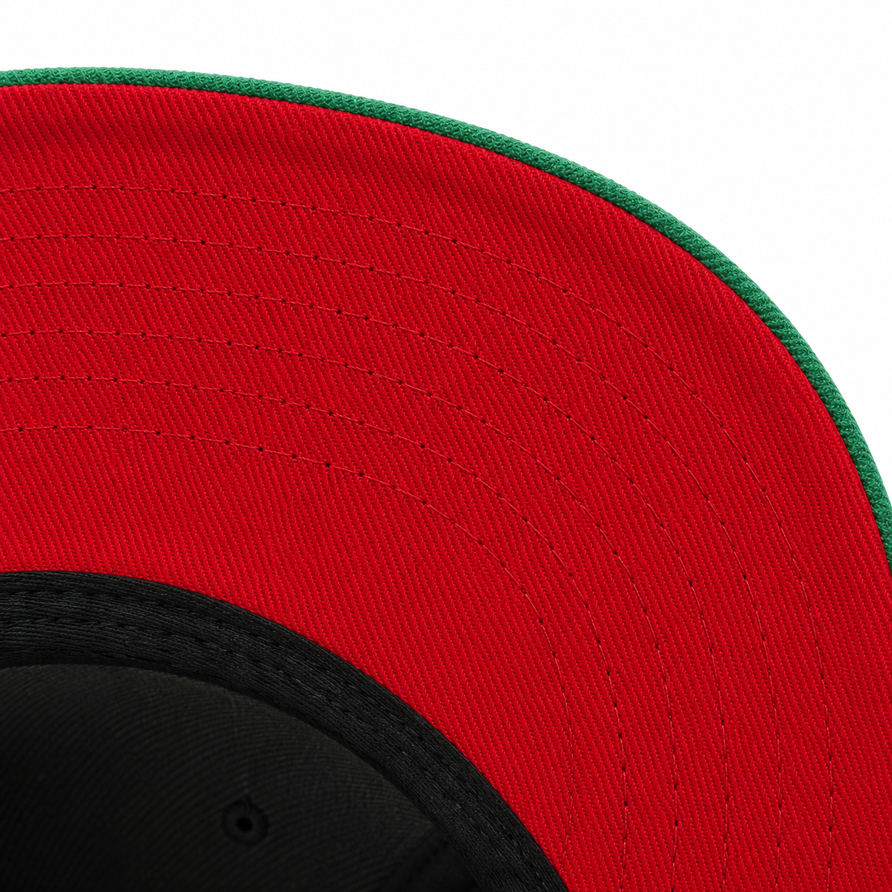 Chicago Bulls Black/Green Mitchell & Ness Snapback - Product Image