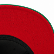 Chicago Bulls Black/Green Mitchell & Ness Snapback - Product Image