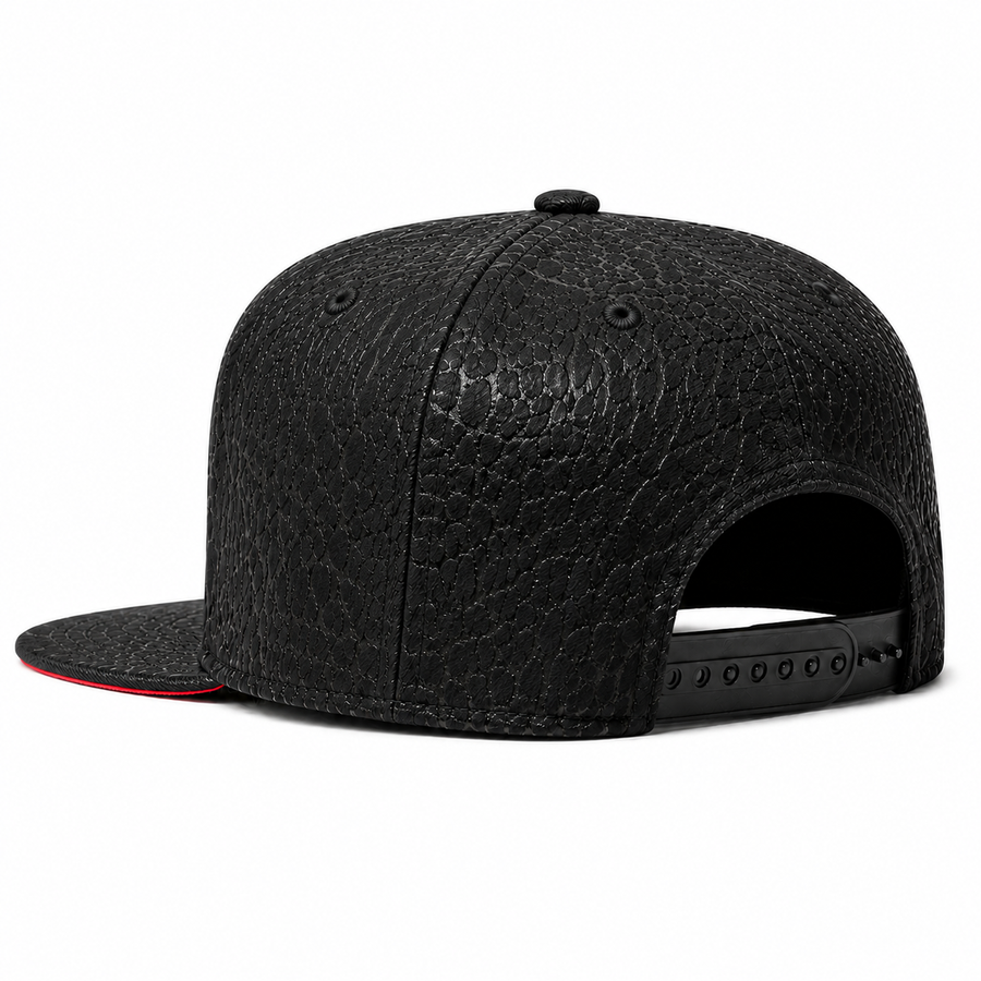 Chicago Bulls 'Multi Texture' Black Mitchell & Ness Adjustable OG Snapback Hat - Product Image