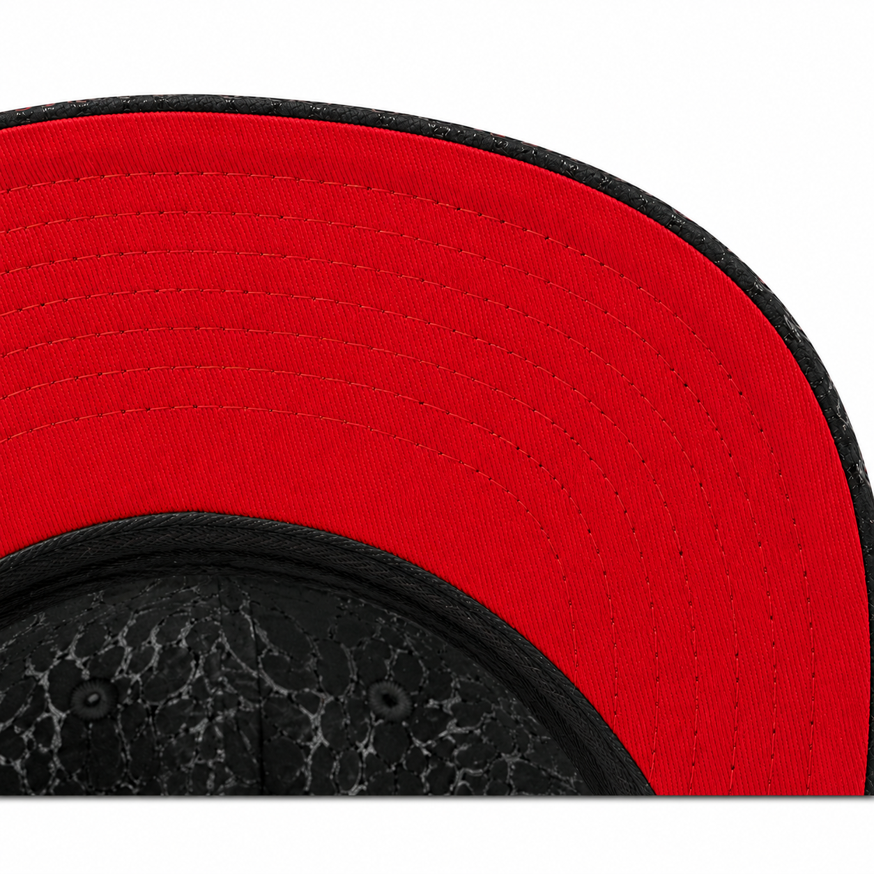 Chicago Bulls 'Multi Texture' Black Mitchell & Ness Adjustable OG Snapback Hat - Product Image