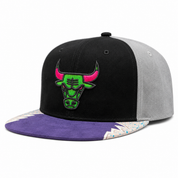 Chicago Bulls 'Multi Texture' Multicolor Vintage Mitchell & Ness Snapback - Product Image