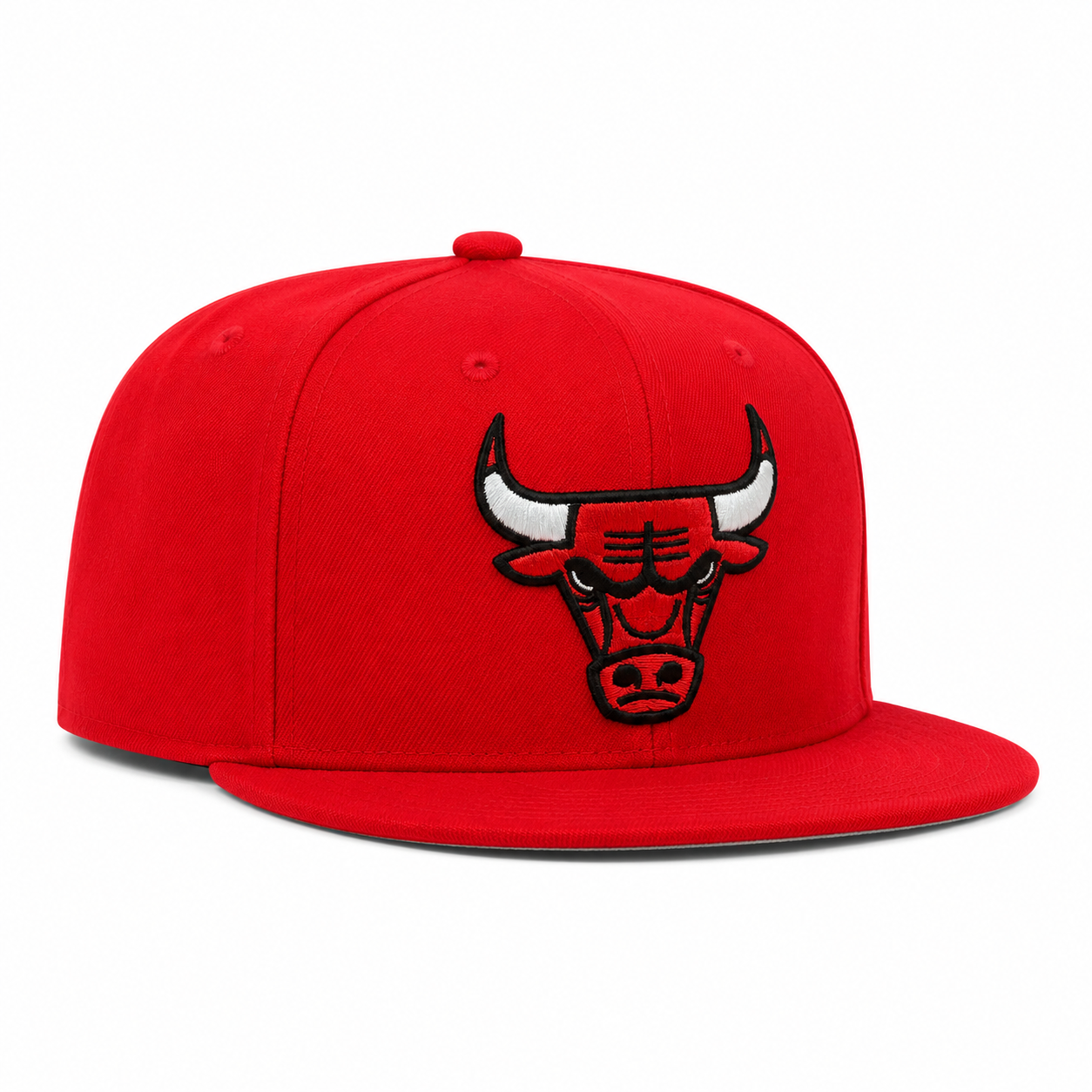 Chicago Bulls Red Mitchell & Ness Snapback - Product Image