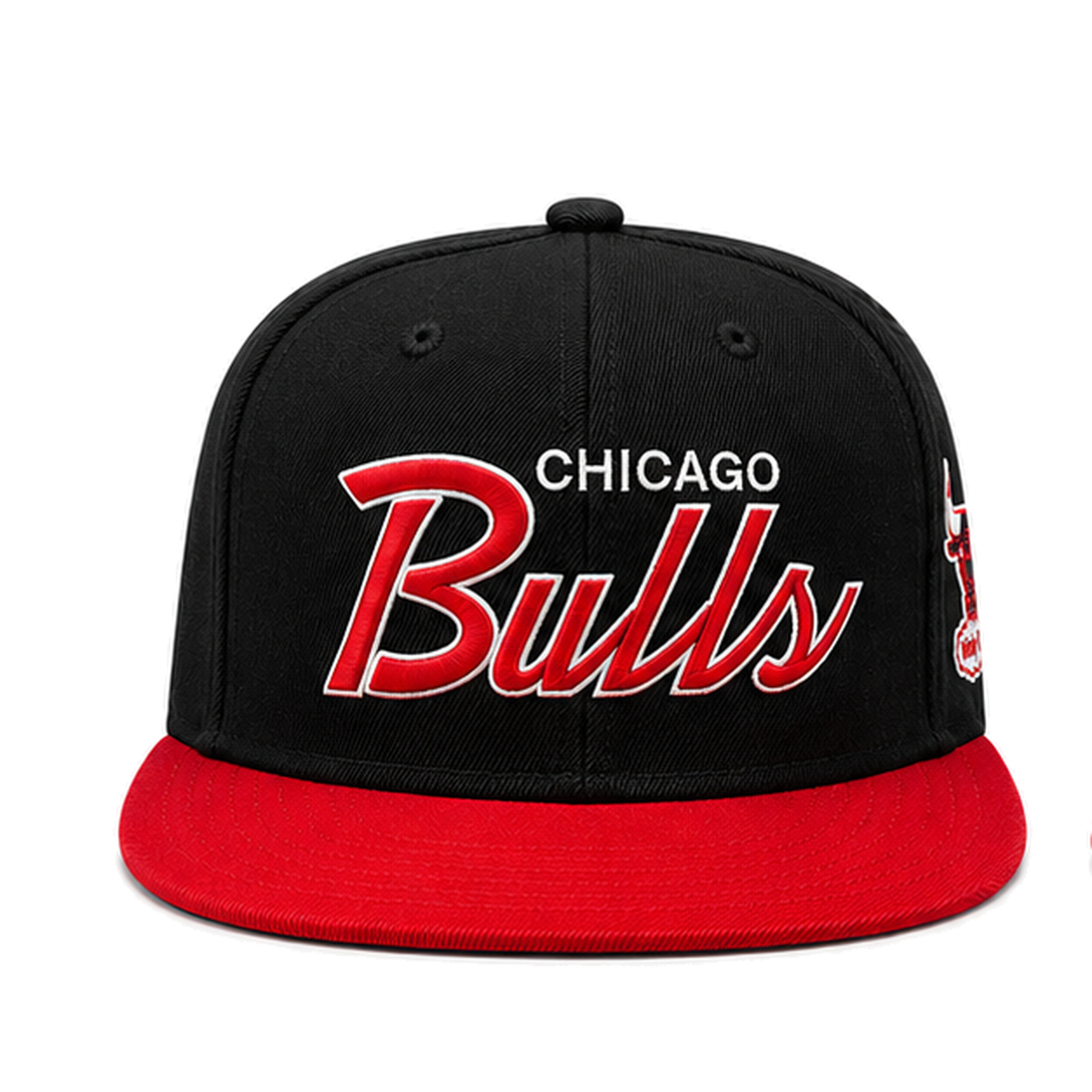 Red Mitchell & Ness Snapback - Product Image