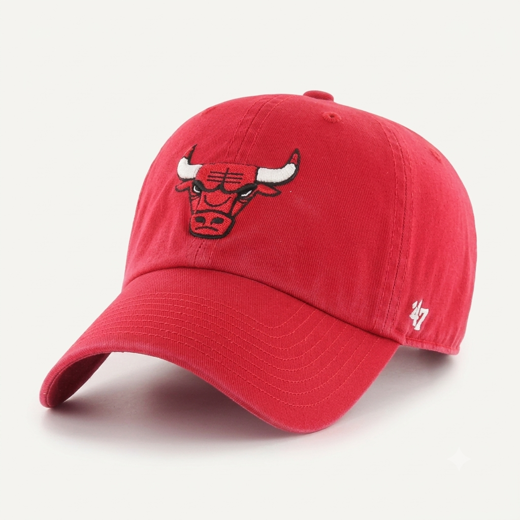 Chicago Bulls Red '47 Clean Up - Red
