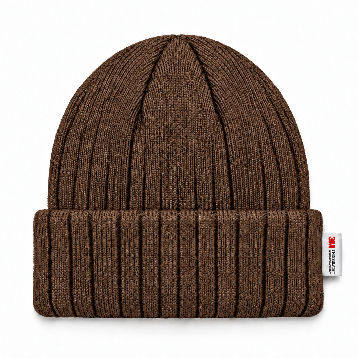 3M 40G Thinsulate Insulated Cuffed Knit Beanie - Delivery Brown - Product Image