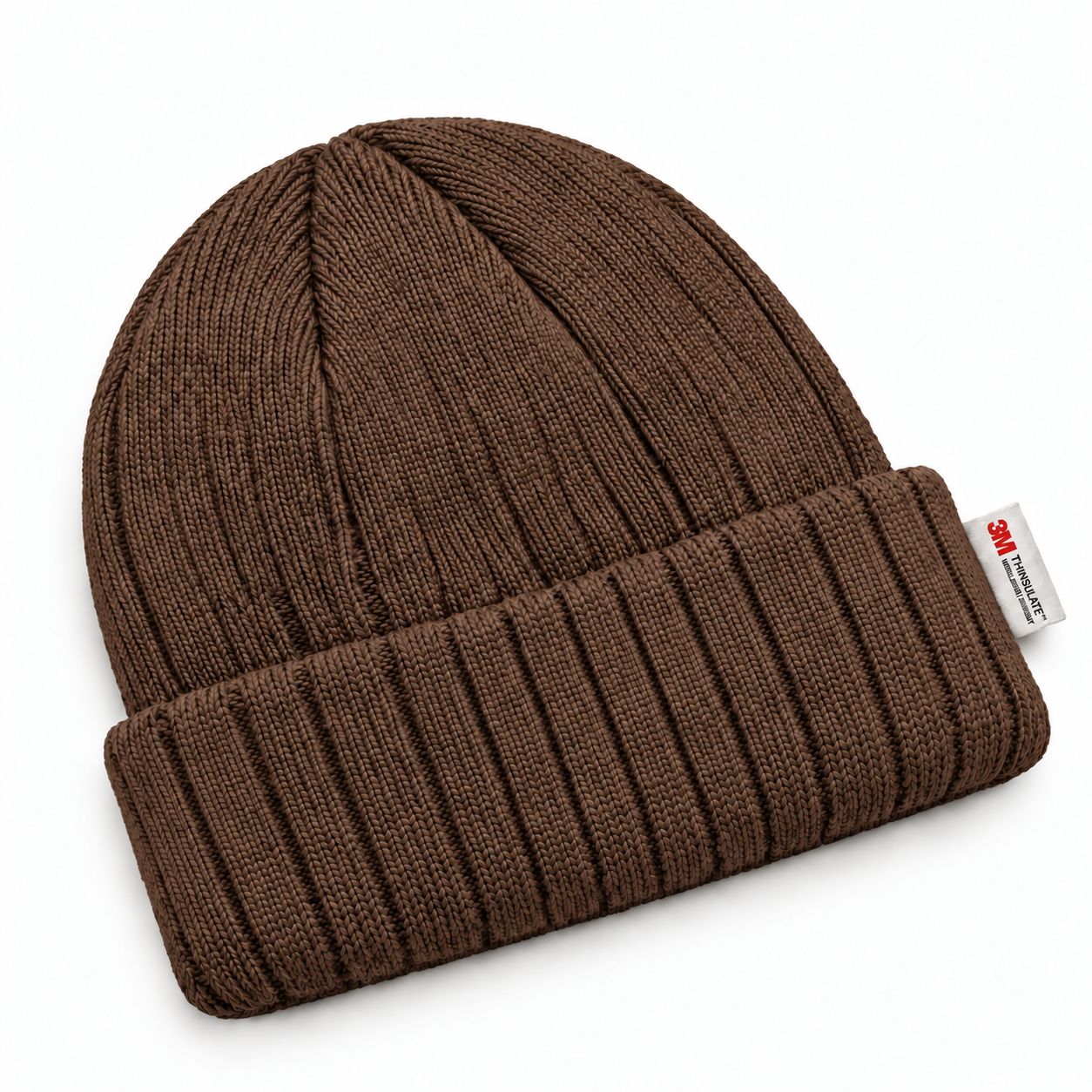 3M 40G Thinsulate Insulated Cuffed Knit Beanie - Delivery Brown - Product Image