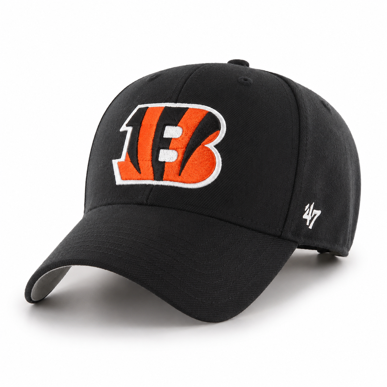 Cincinnati Bengals '47 Brand MVP Adjustable Baseball Cap - Black - Product Image