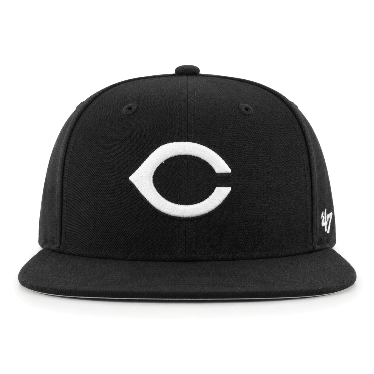 Cincinnati Reds '47 Brand Captain Adjustable Snapback - Black - Product Image