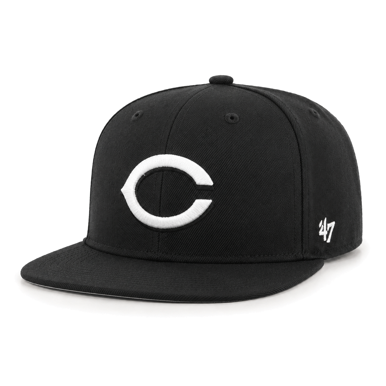 Cincinnati Reds '47 Brand Captain Adjustable Snapback - Black - Product Image