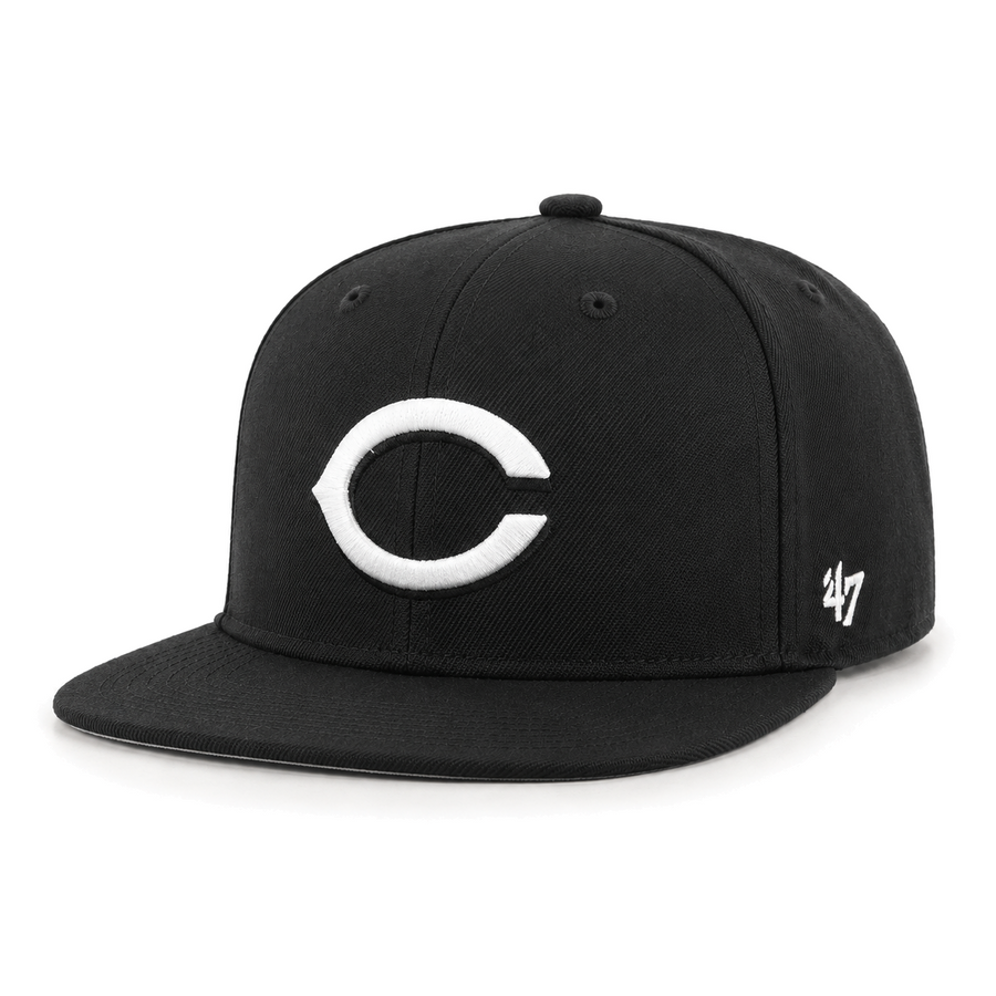 Cincinnati Reds '47 Brand Captain Adjustable Snapback - Black - Product Image