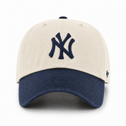New York Yankees '47 Brand Clean Up Adjustable Dad Cap - Creme/Navy