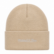 Los Angeles Lakers Mitchell & Ness Cuff Knit Beanie - Creme - Product Image