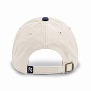 New York Yankees '47 Brand Clean Up Adjustable Dad Cap - Creme/Navy