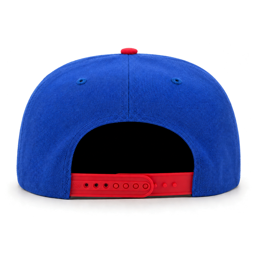 Chicago Cubs 'National Field' '47 Brand Captain Adjustable Snapback - Blue/Red - Product Image
