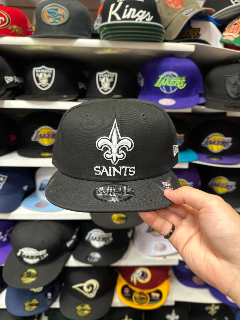 New Orleans Saints NFL Snapback | New Era 9FIFTY Adjustable Snap | Black