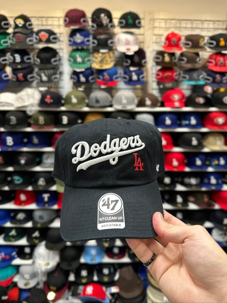 LA Dodgers MLB Dad Cap | '47 Brand Clean Up Adjustable Curve Hat | Color Options