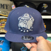 New Era Georgetown Hoyas NCAA Navy/White 9FIFTY Snapback - Product Image