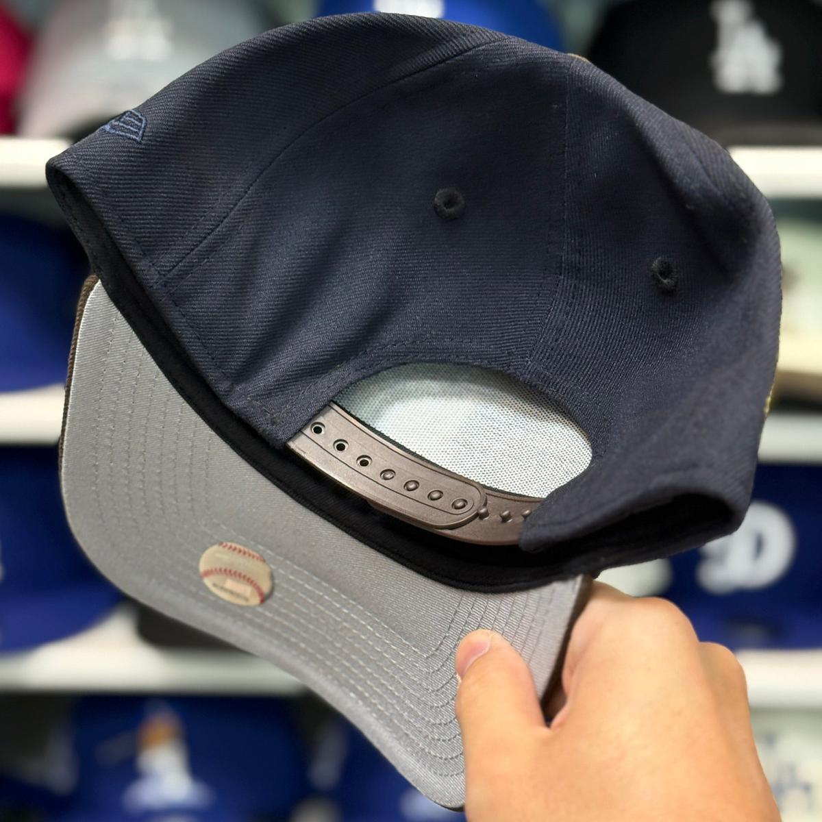 New Era Los Angeles Dodgers '1984 LA Olympics' A-Frame Navy/Brown 9FORTY Snapback - Product Image