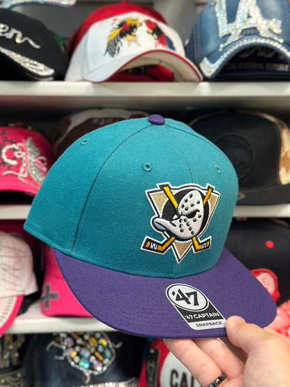 Anaheim Ducks NHL Snapback | '47 Brand Captain Adjustable Cap | Color Options