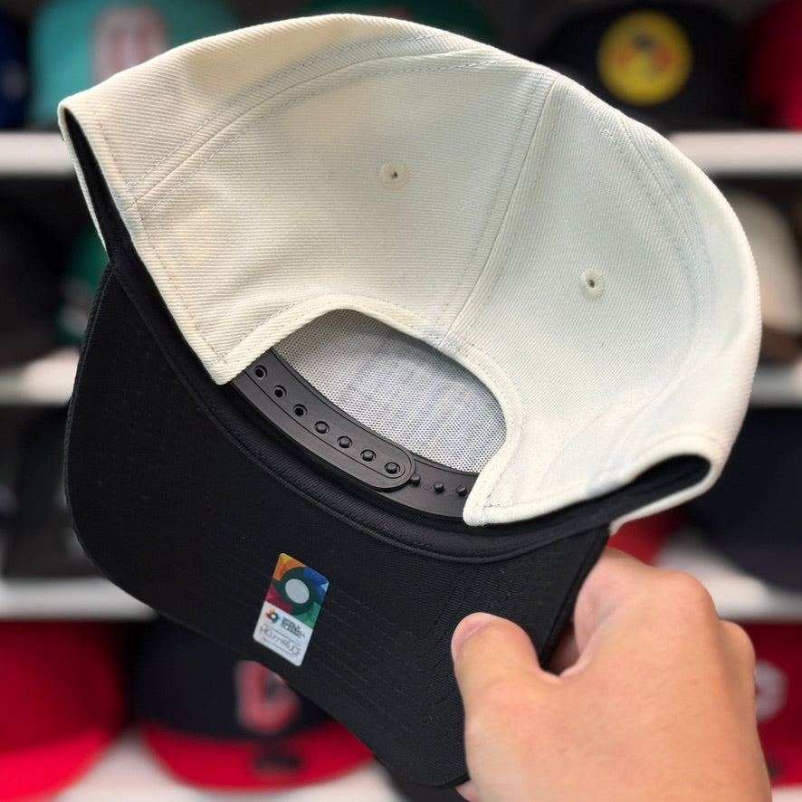 New Era Mexico World Baseball Classics A-Frame Chrome/Black 9FORTY Adjustable Snapback Hat