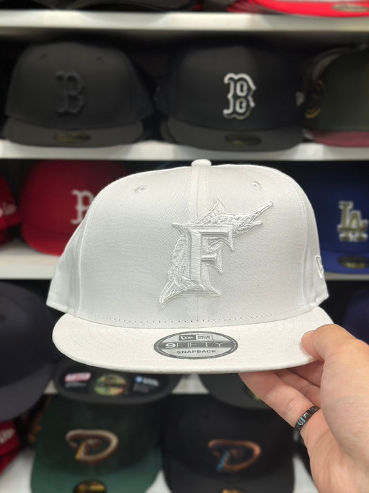 Florida Marlins MLB All White | New Era 9FIFTY Snapback