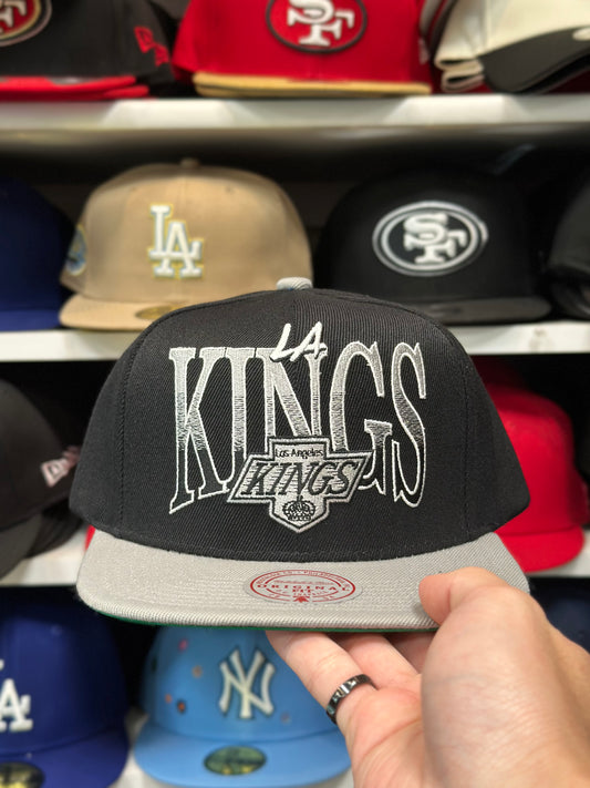 LA Kings NHL Snapback | Mitchell & Ness Original Fit Adjustable | Black