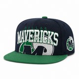Dallas Mavericks '47 Brand Captain Adjustable Snapback - Black/Green