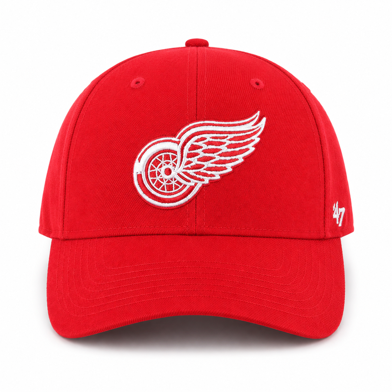 Detroit Red Wings '47 Brand MVP Adjustable Baseball Cap - Red - Product Image
