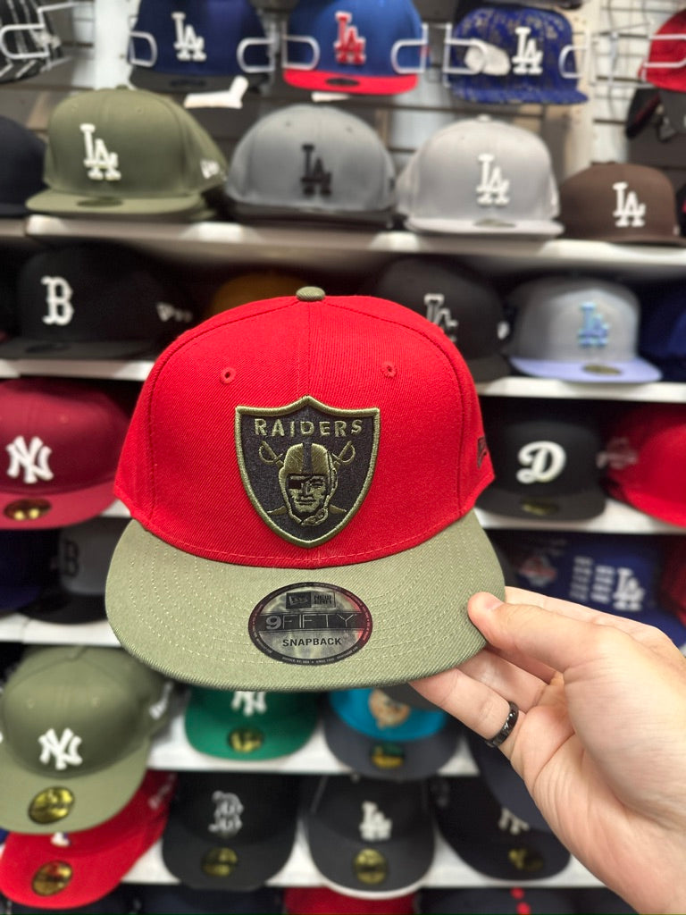 Las Vegas Raiders NFL Two Tone Snapback | New Era 9FIFTY Adjustable Snap | Color Options