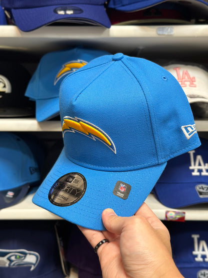 LA Chargers NFL A-Frame Snapback | New Era 9FORTY Adjustable Snap | Electric Blue