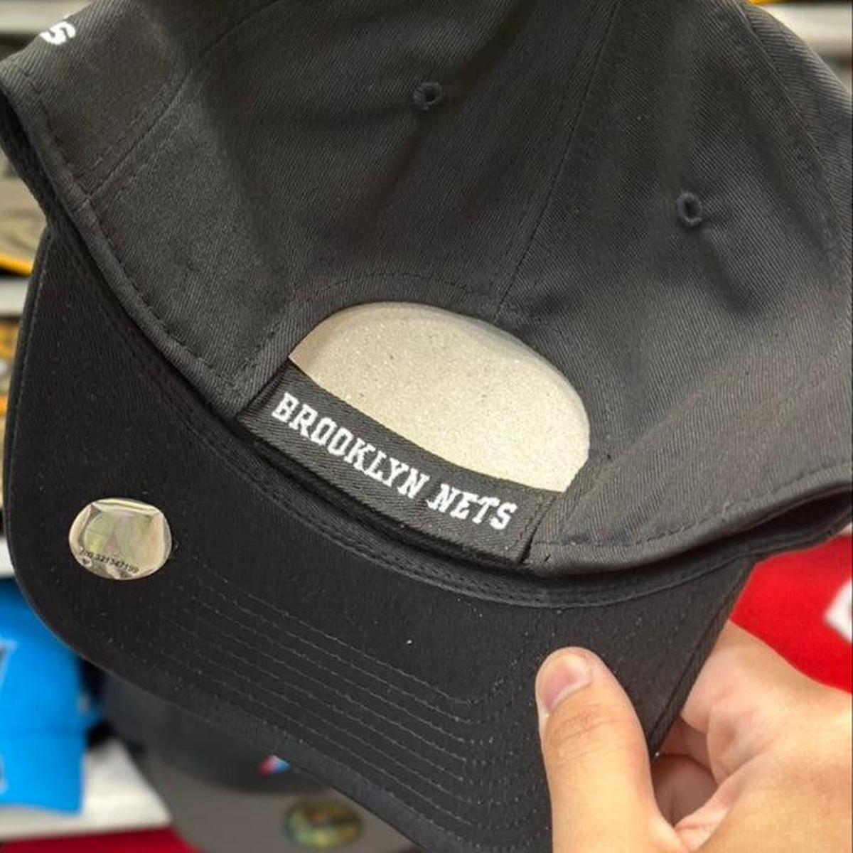 Brooklyn Nets Vintage Adidas Ball Cap | Black - Product Image