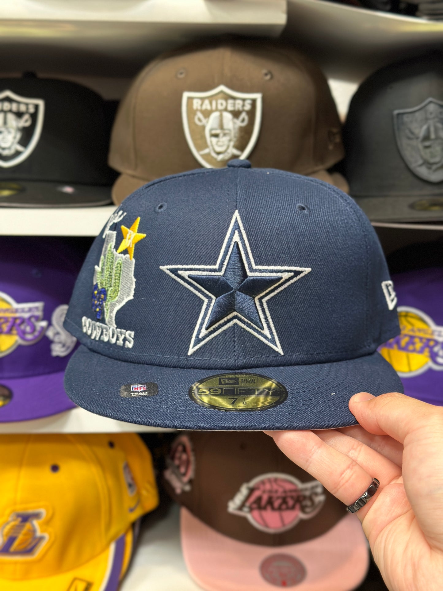 Dallas Cowboys NFL Themed Patches | New Era 59FIFTY Fitted Cap | Navy