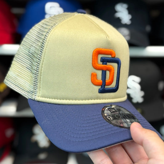 New Era San Diego Padres Foam Trucker A-Frame 9FORTY Snapback
